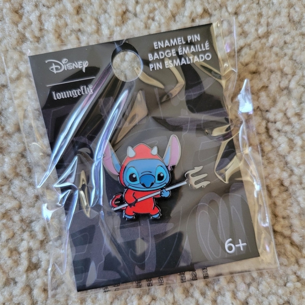 Disney Loungefly Devil Stitch Pin